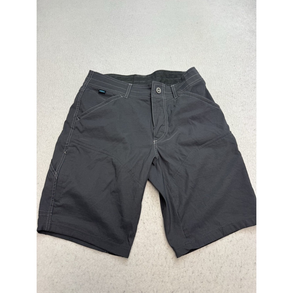 Kuhl Shorts Mens 30 Gray Nylon Spandex Cargo Hiking Outdoor Stretch Pockets